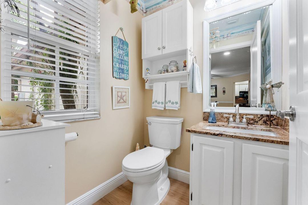 Half bath downstairs
