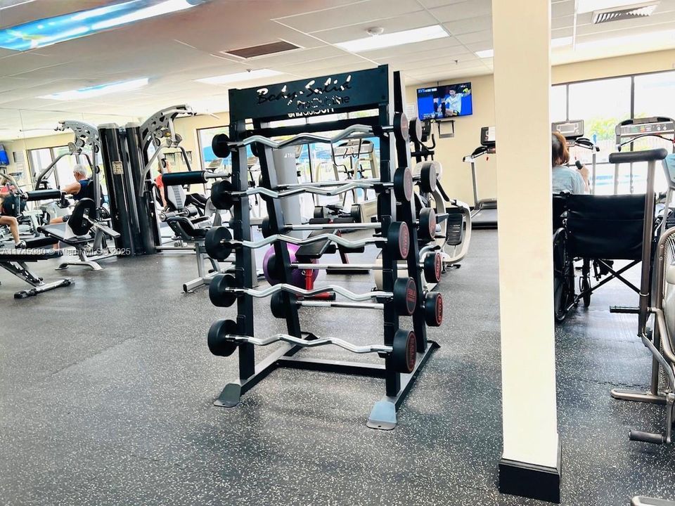 Gym area