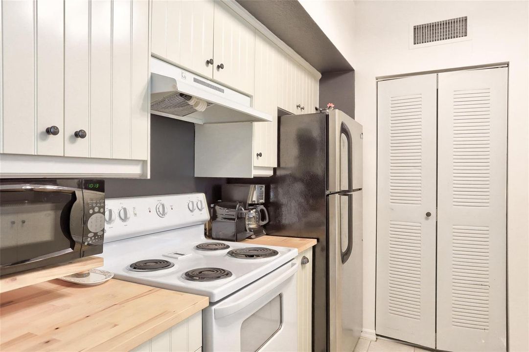 Kitchen with Laundry Room Located off it