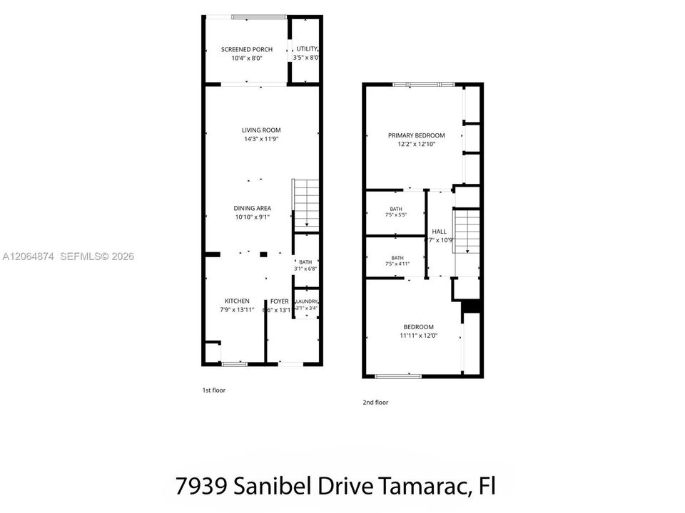 For Sale: $345,000 (2 beds, 2 baths, 1110 Square Feet)