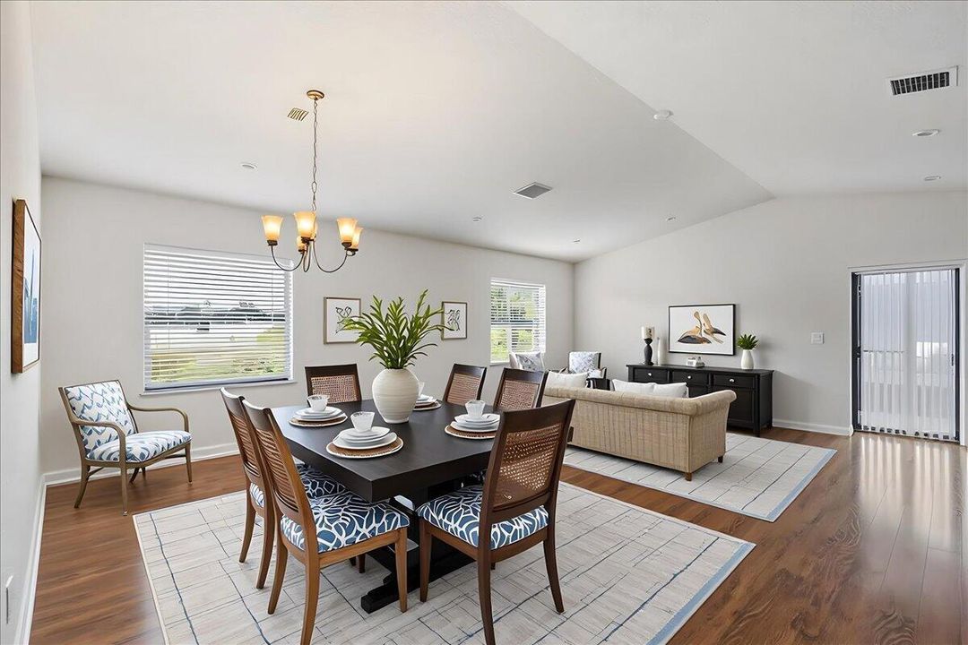 Dining Room & Living Room