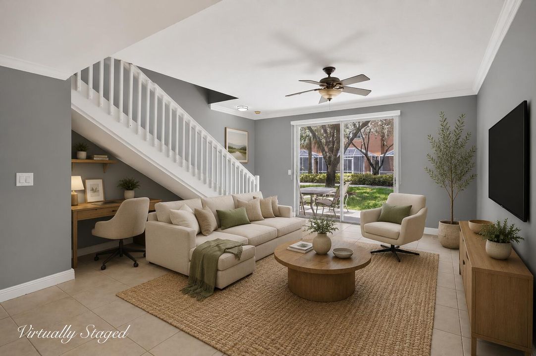 Living Room Staged