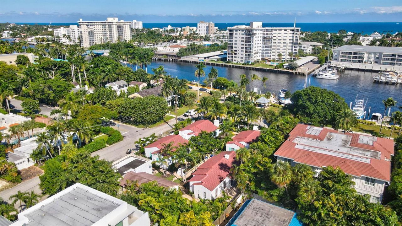 Aerial View of Marine Way VIllas
