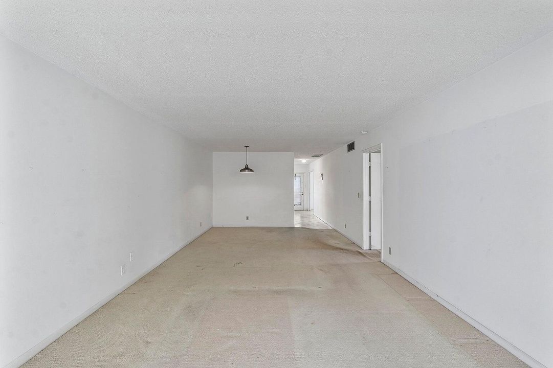 Living room to dining area