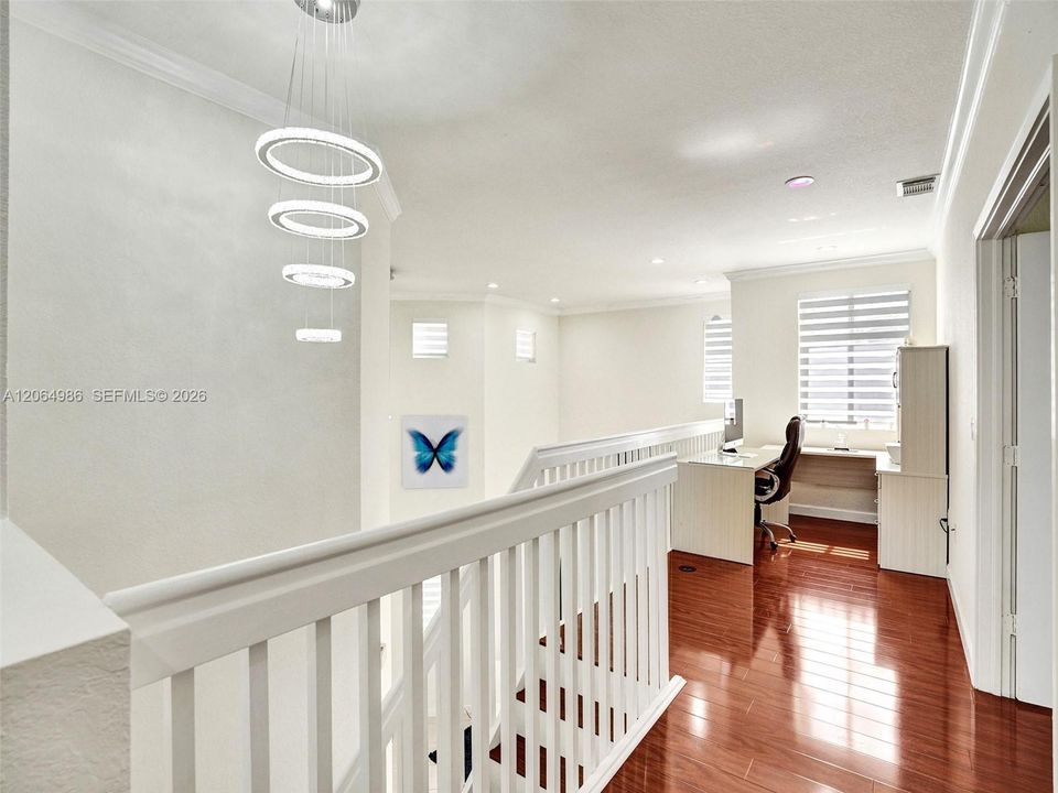 LOFT OVERLOOKING LIVING AREA