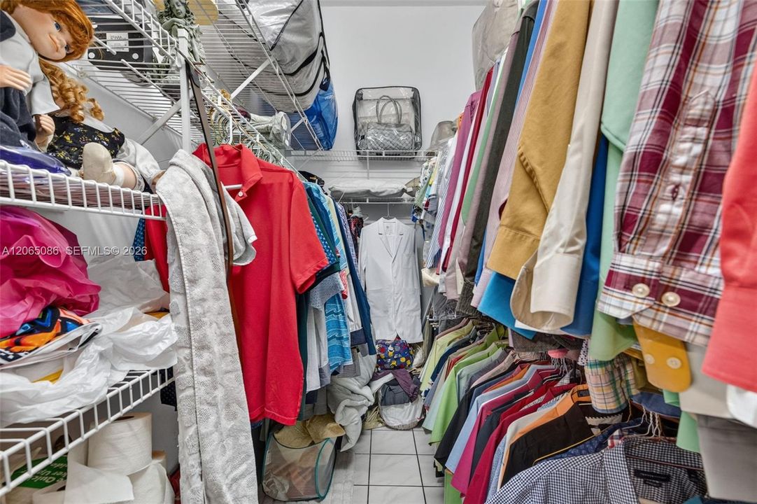 Walk in Closet for Primary Bedroom