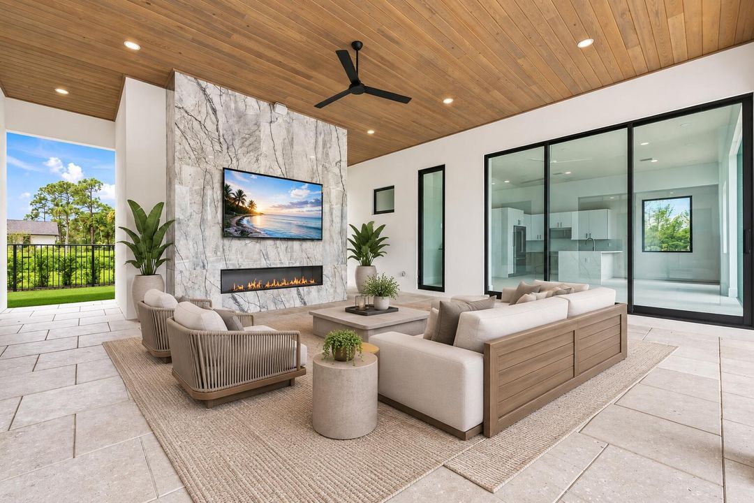 Virtually Staged Loggia