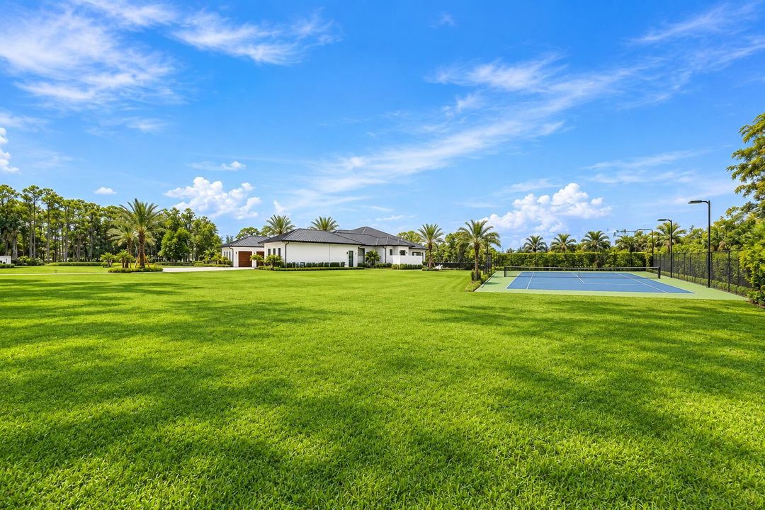 Side yard (Virtual Tennis Court)