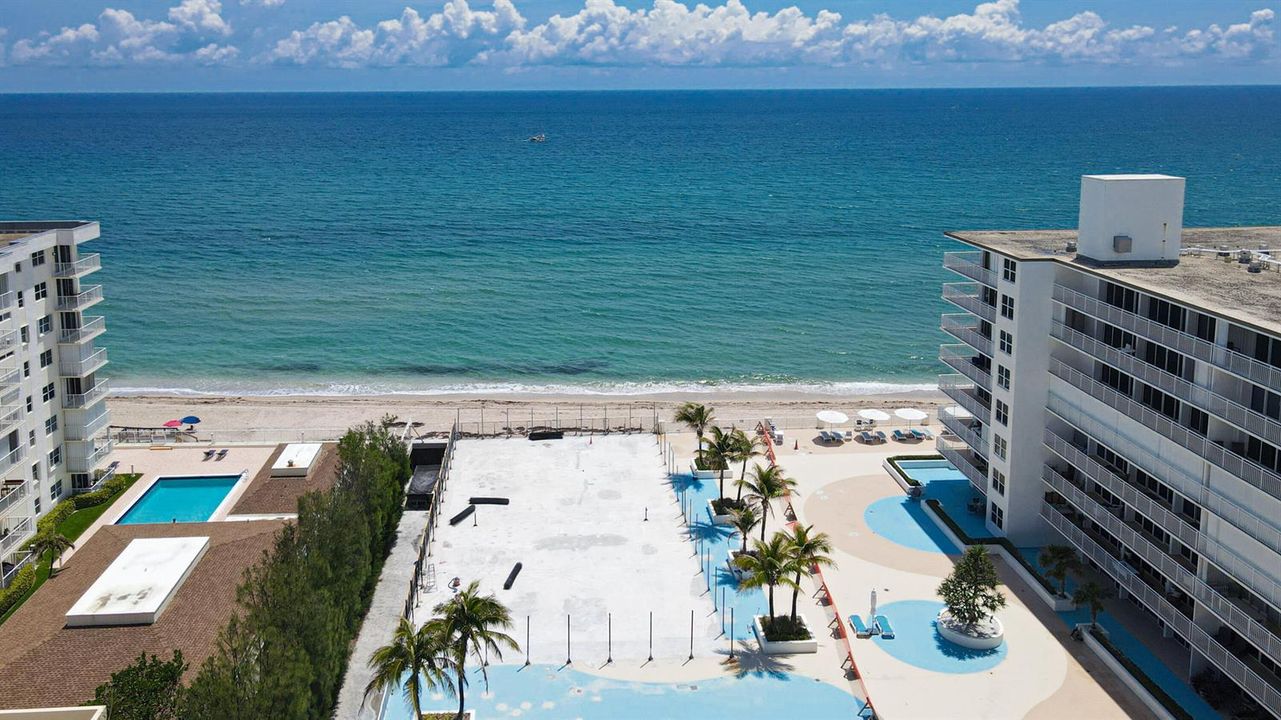 Overview of Pool/Private Beach