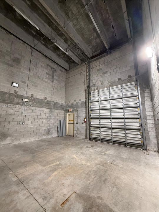 warehouse with loading door