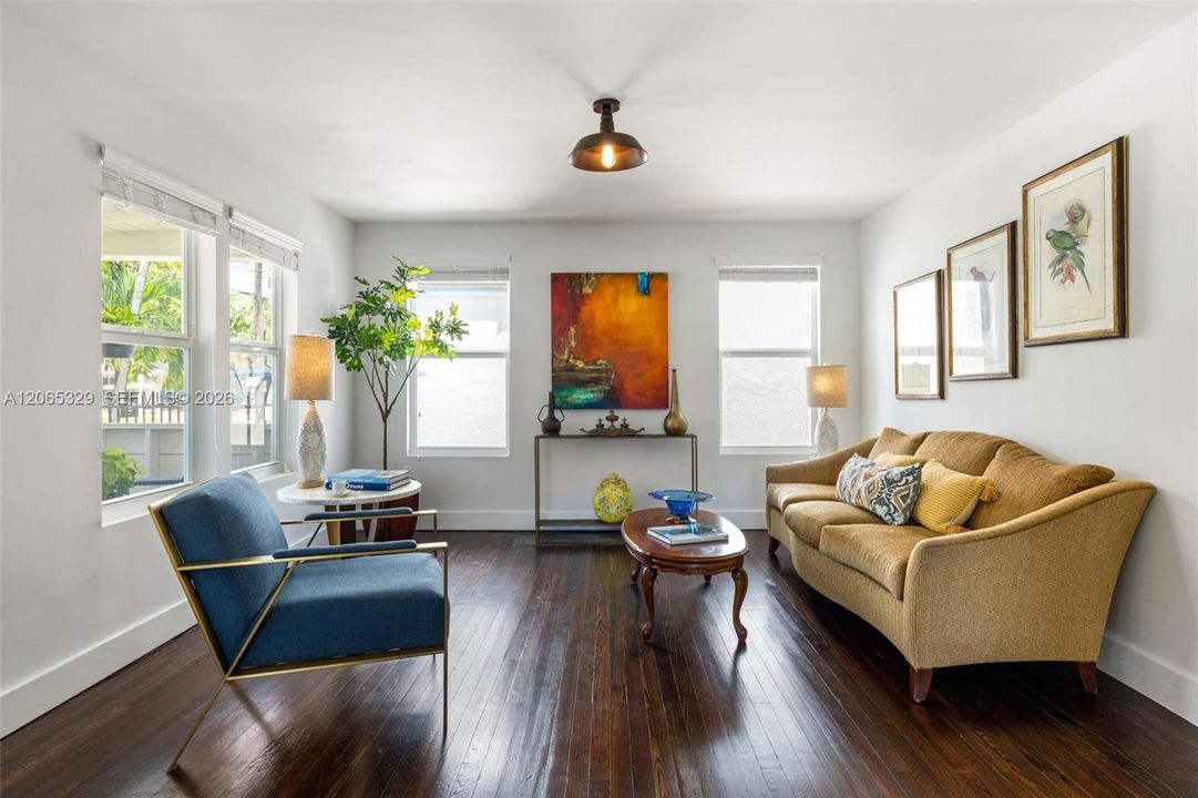 Bright, welcoming, and framed by windows on both sides.