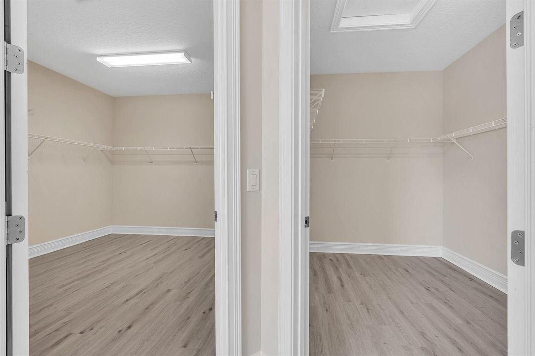 Primary Walk In Closet