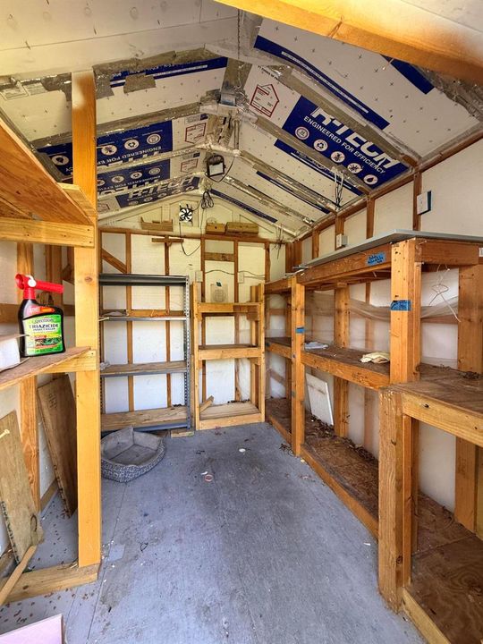SHED INTERIOR