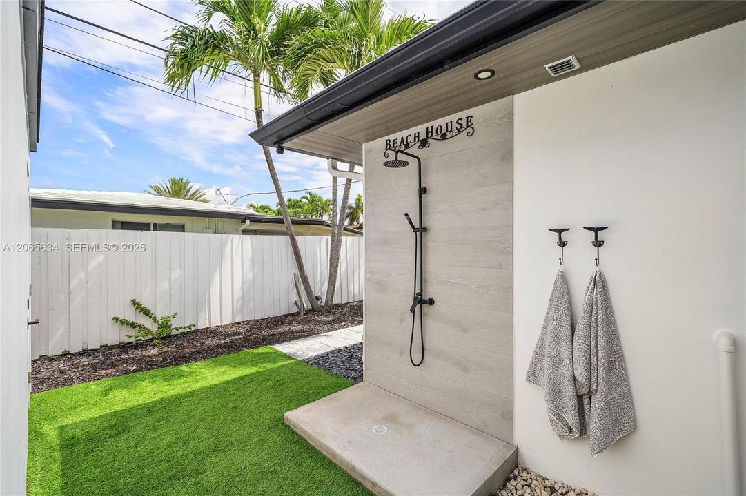 OUT DOOR SHOWER