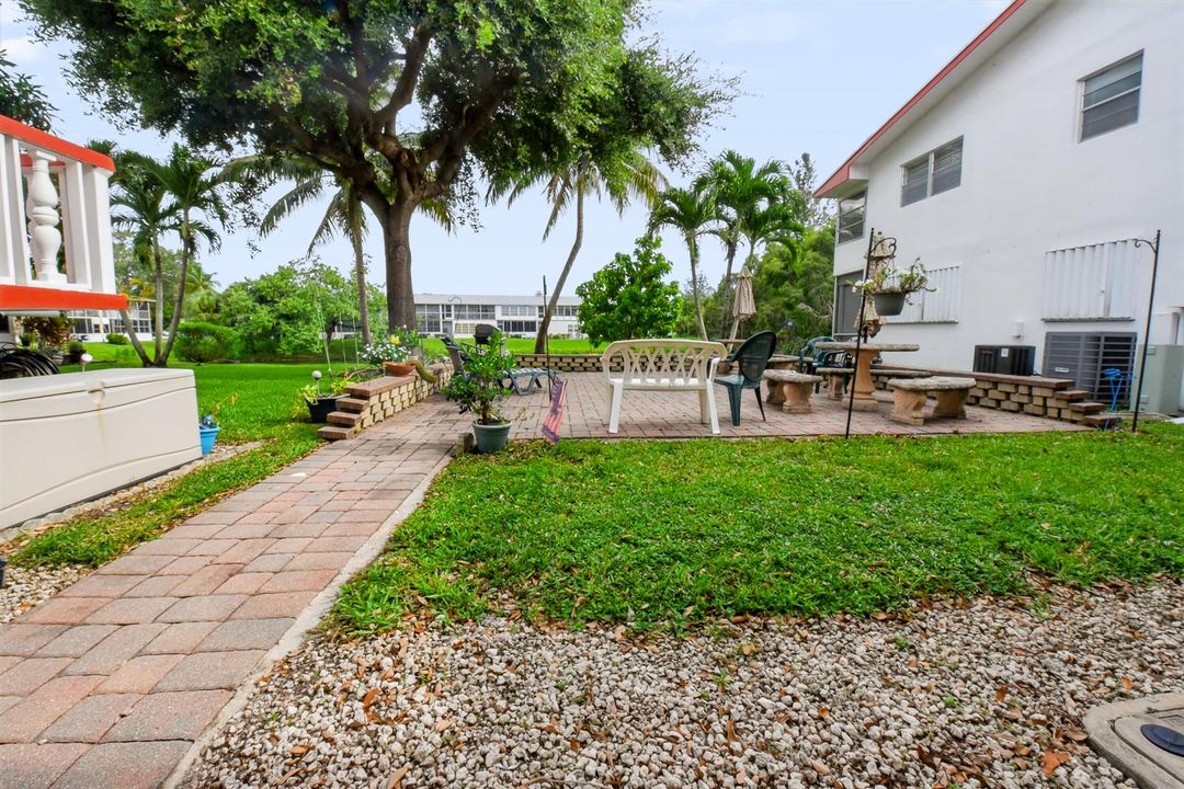 Building sitting area.