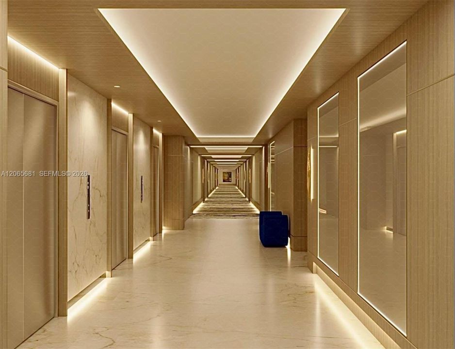 RENDERING ELEVATOR LANDING