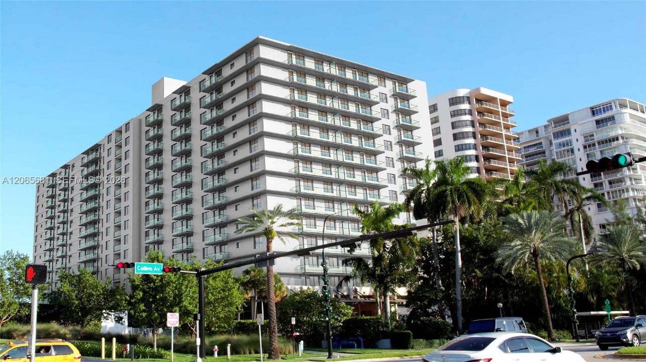 Rendering - view from Collins Ave