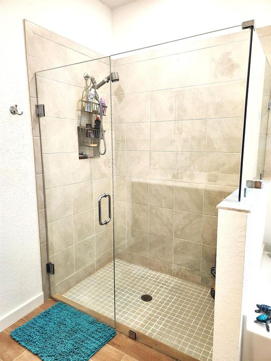 Master shower