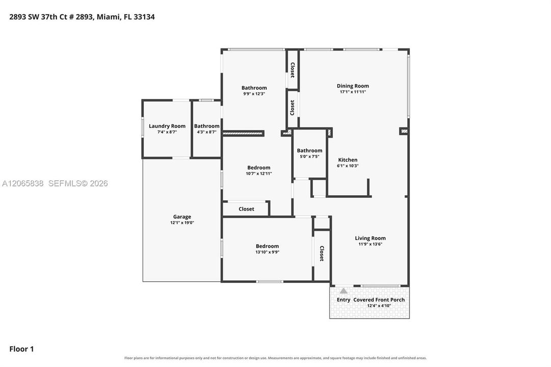 Approximate floor plan