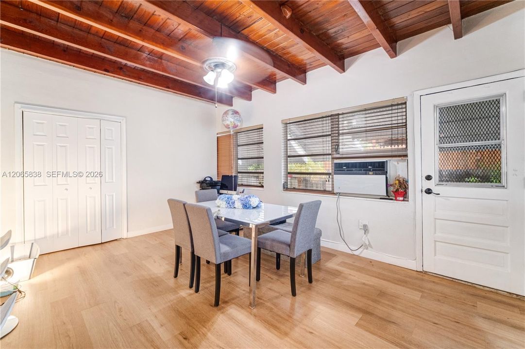 Dining or second living area