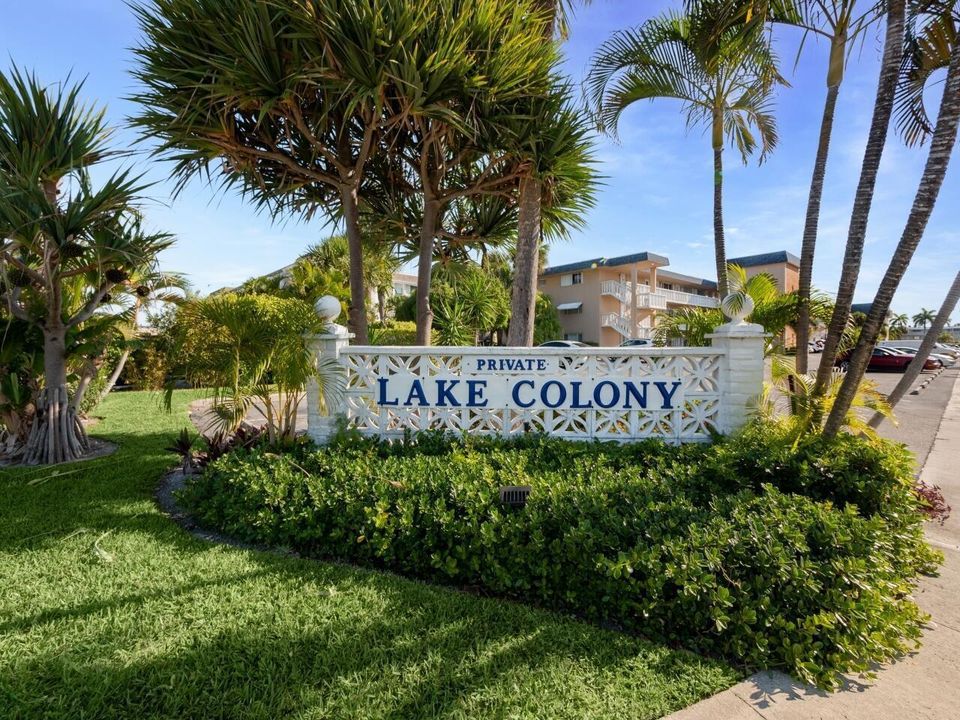 Lake Colony Entrance