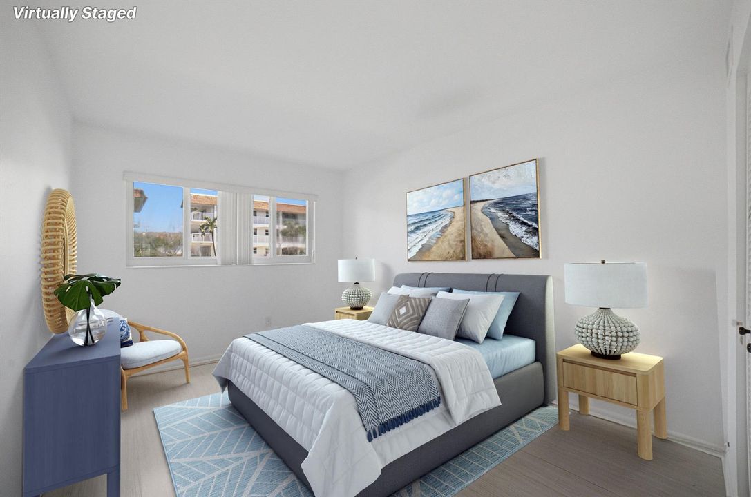 Virtually Staged 2nd Bedroom