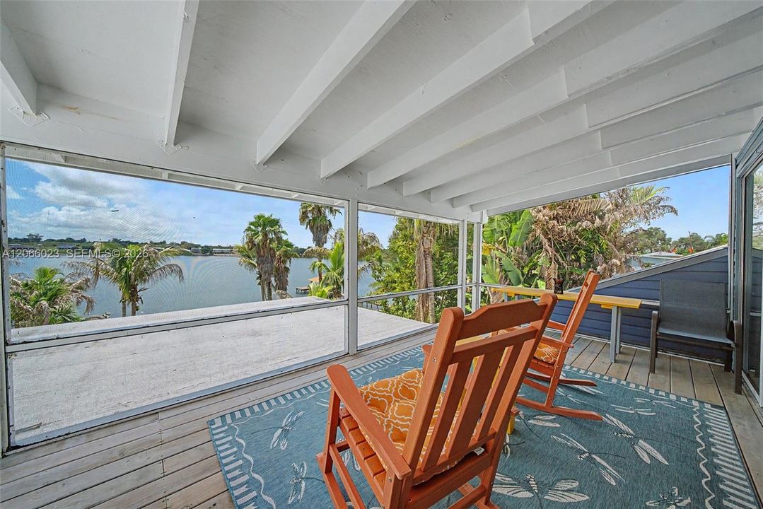 Upstairs Balcony