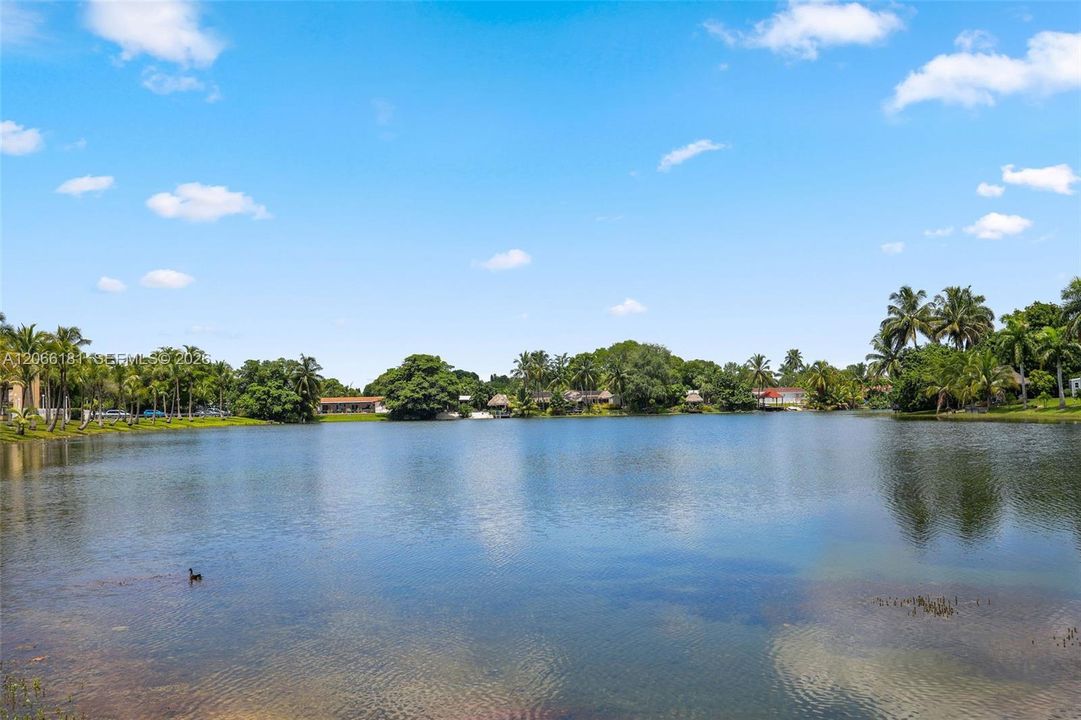 Direct lake view from the unit