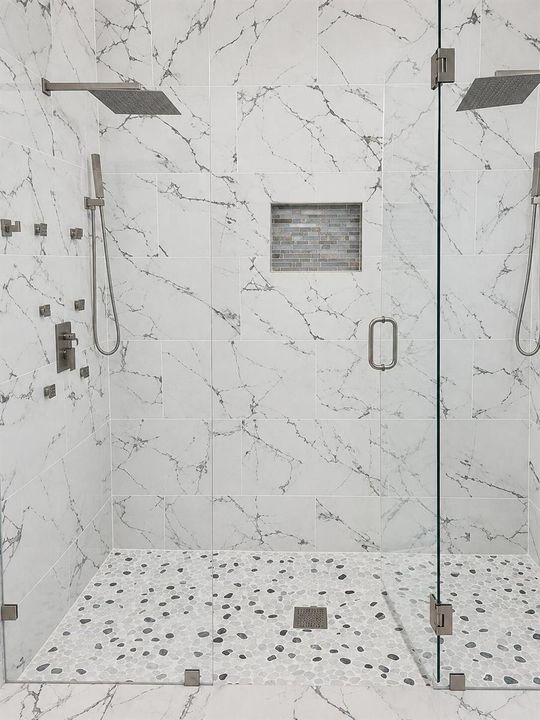Master shower