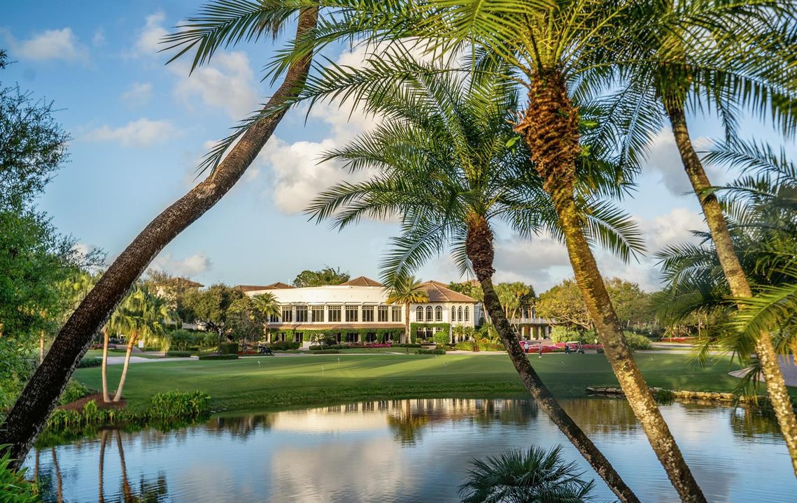 Clubhouse Exterior Palms