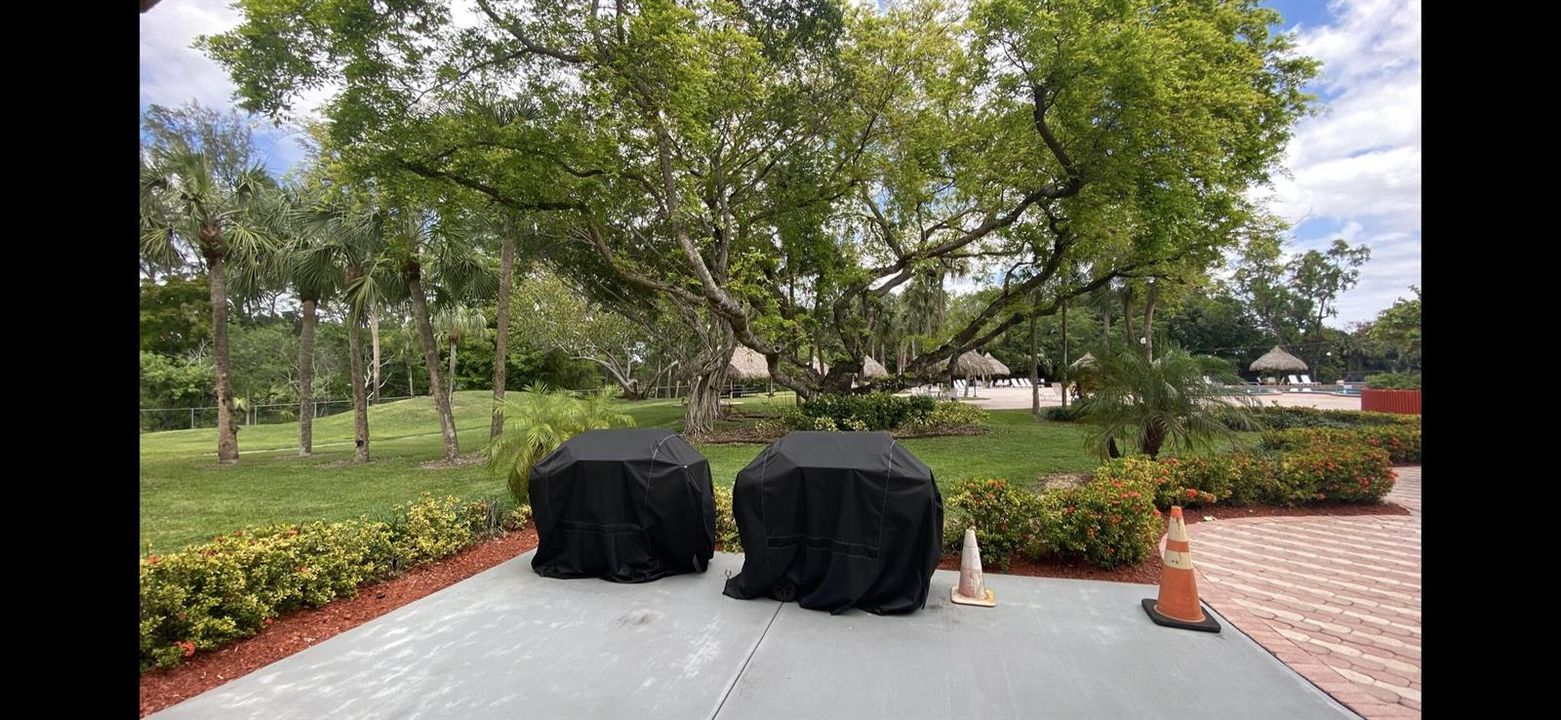BBQ area
