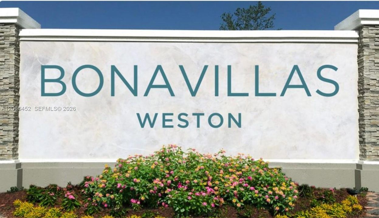 Bonavillas Monument Sign