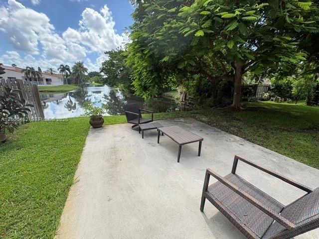 Outside Patio and Lake