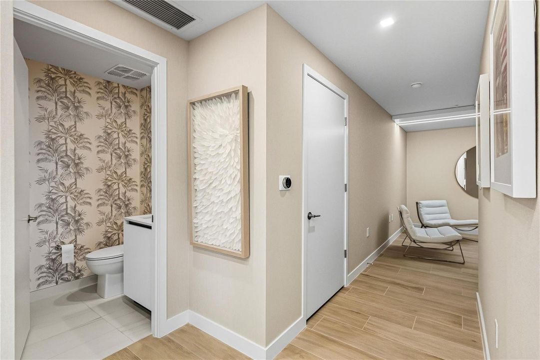 1/2 bath and den/bedroom #3