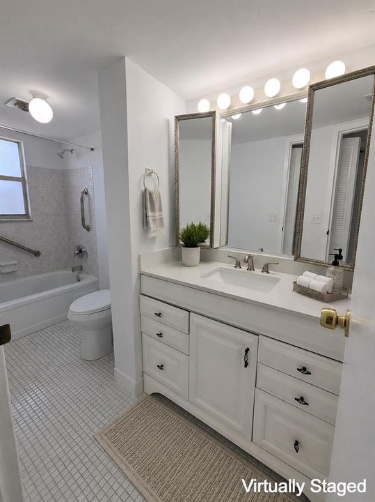 Master Bath Virtually Staged