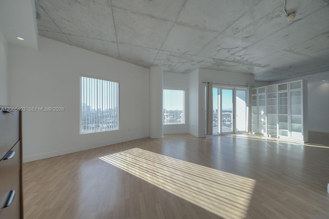Living and Open Loft Bedroom.