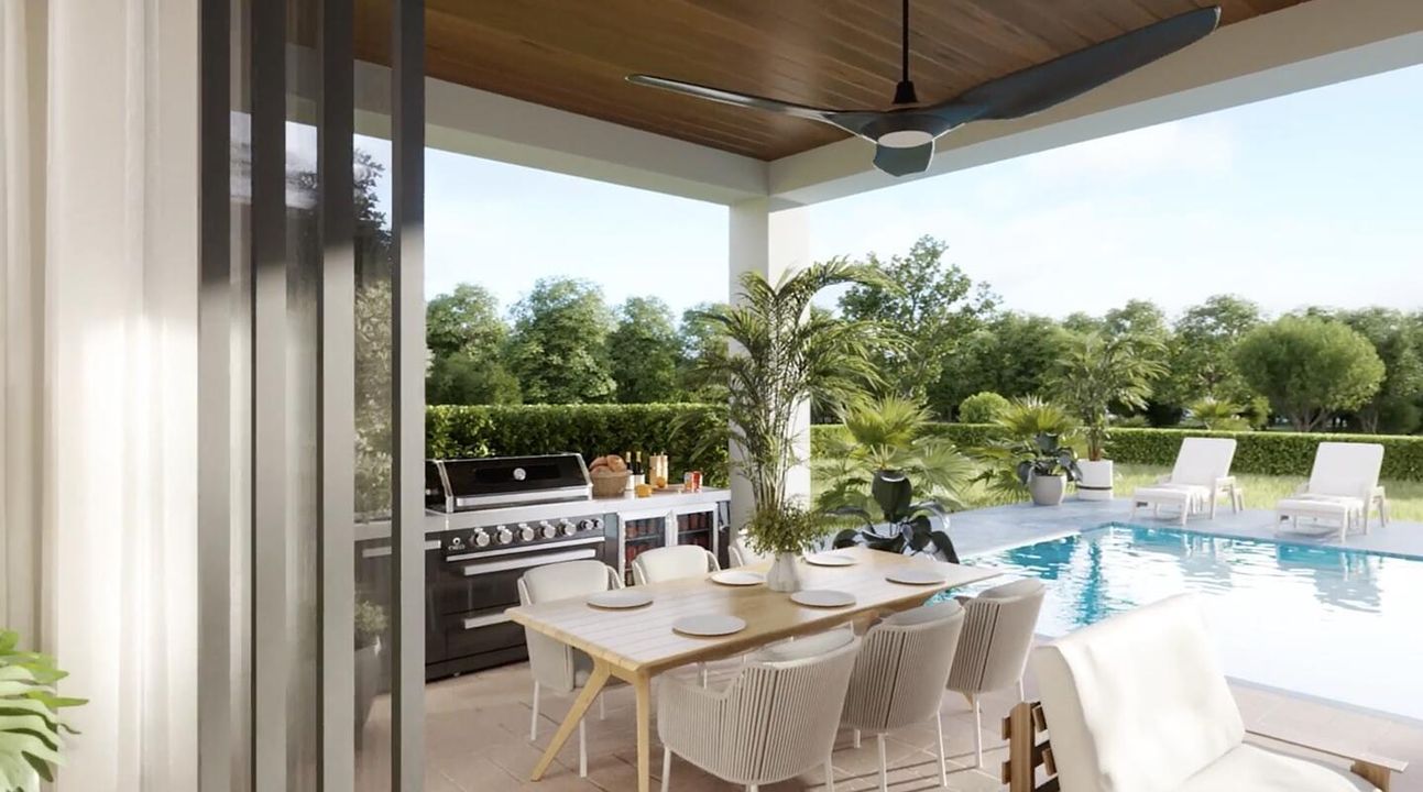 Pool and Outdoor Kitchen