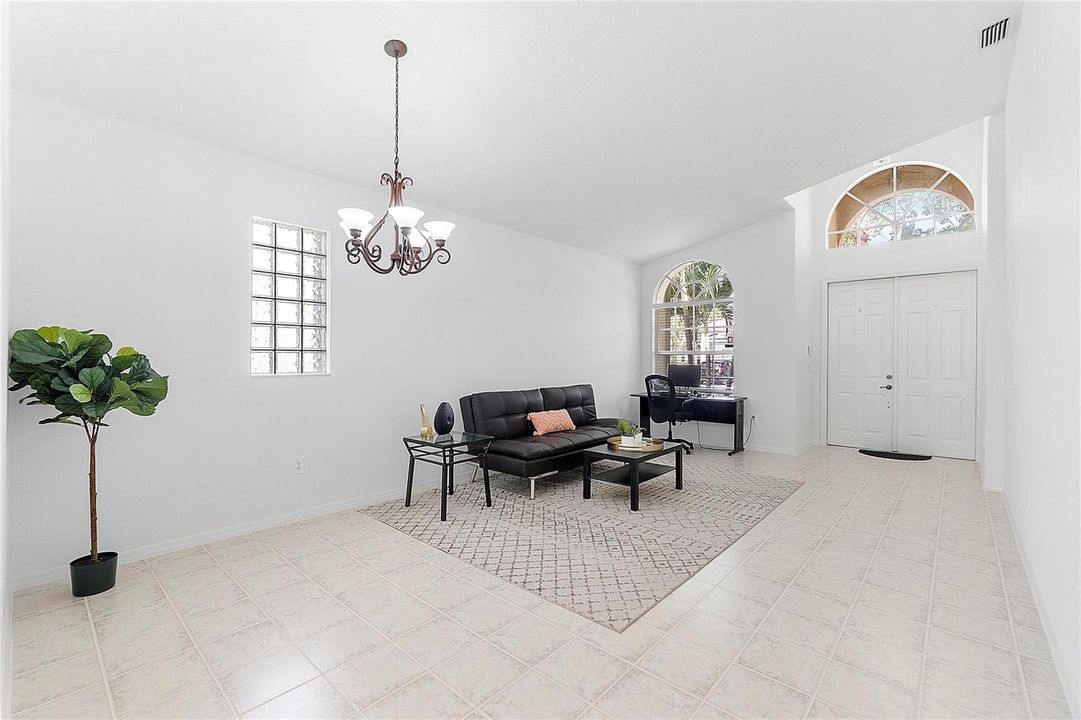Dining and living room combo.