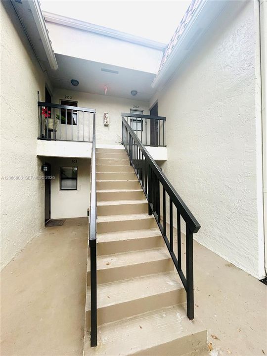 Second floor unit