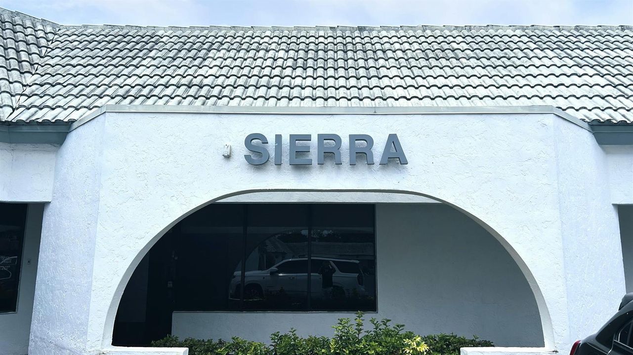 Front of Structure