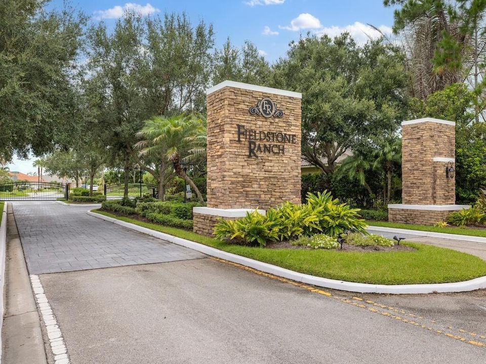 Beautiful Gated Entry to Community