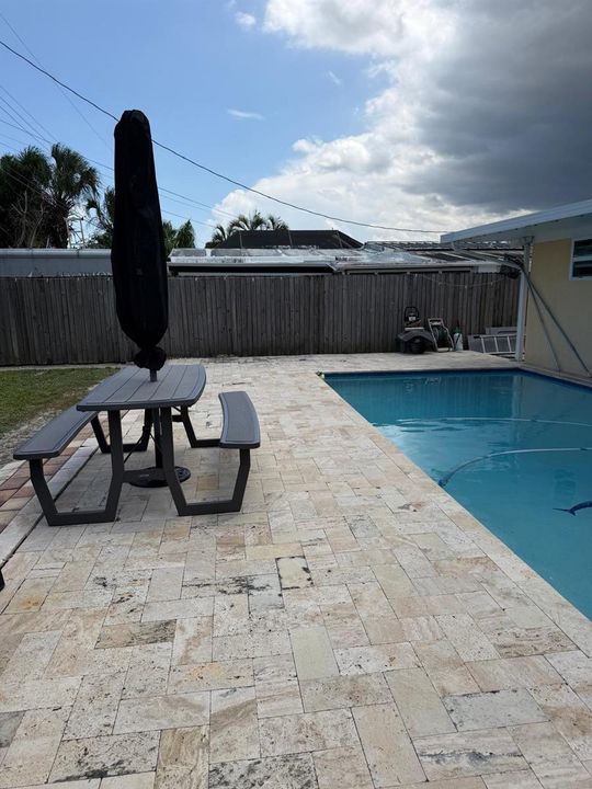 pool deck
