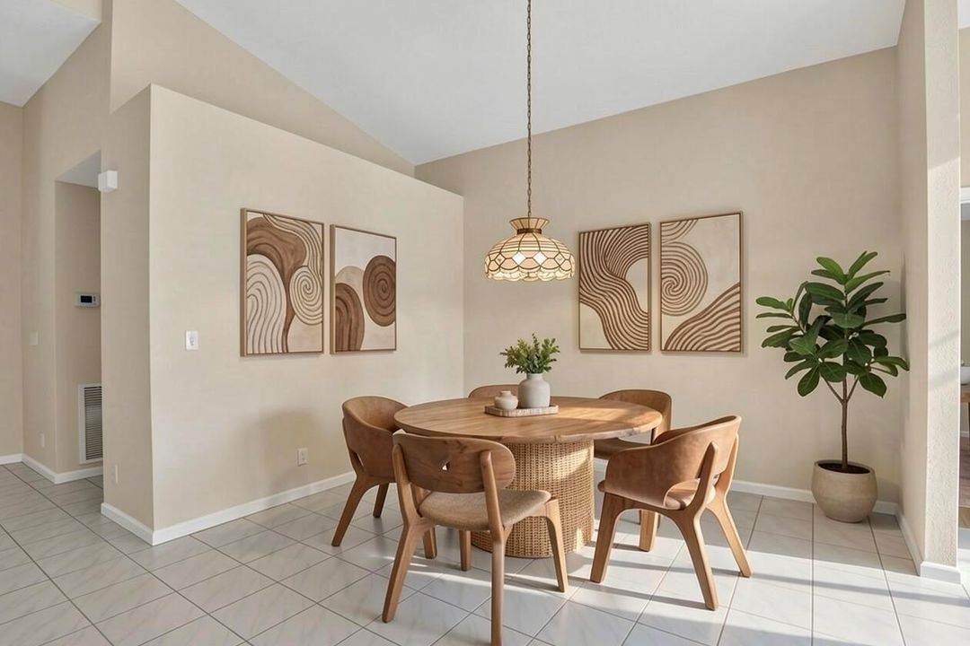 Formal Dining Virtually Staged