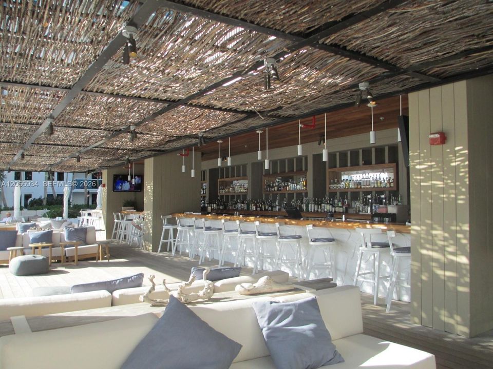 Canter pool bar.  food & Beverage service.