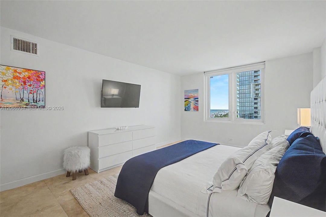 Ocean view from your master bedroom.