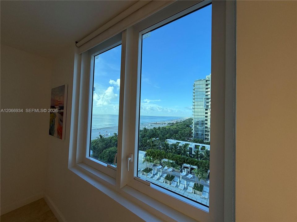 Ocean view from second bedroom.
