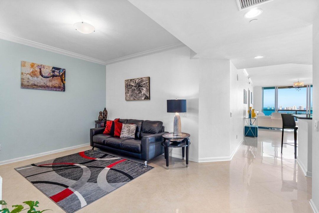 den adjacent to kitchen