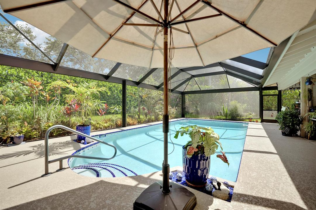 Screened Saltwater Pool Oasis