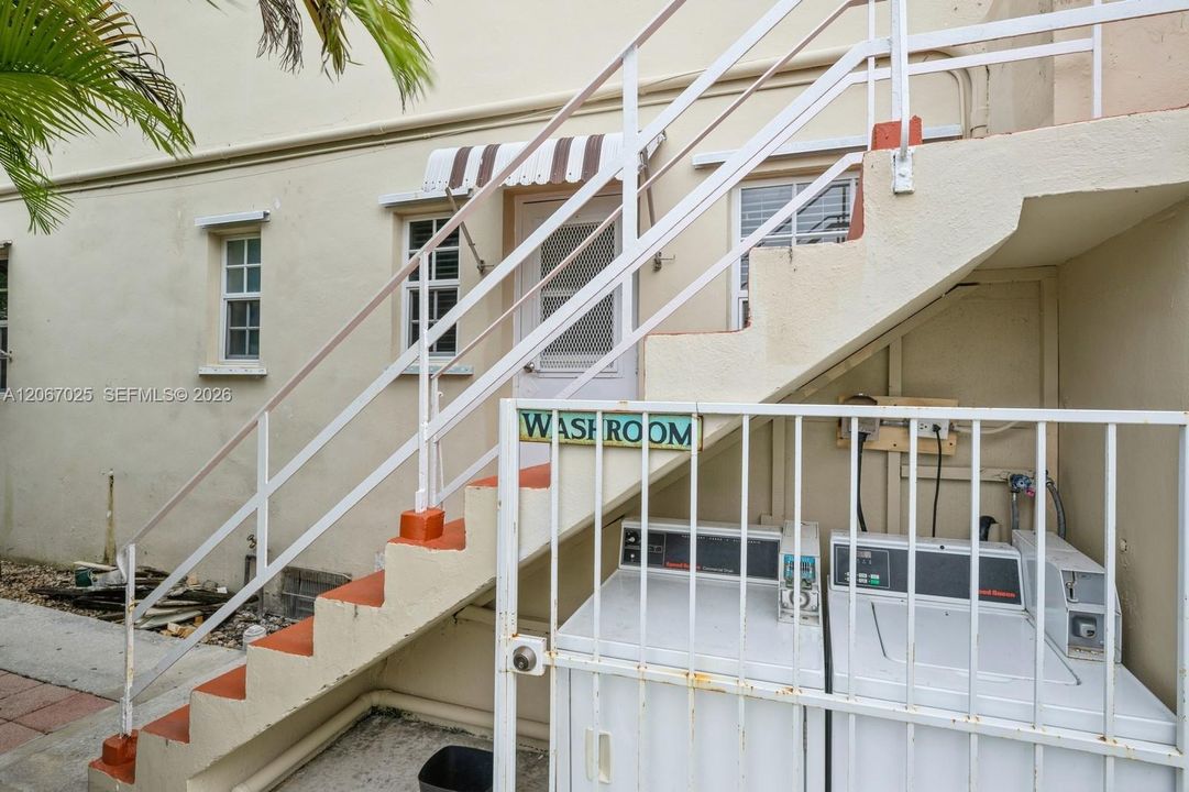 Laundry area. Shared by 4 units.