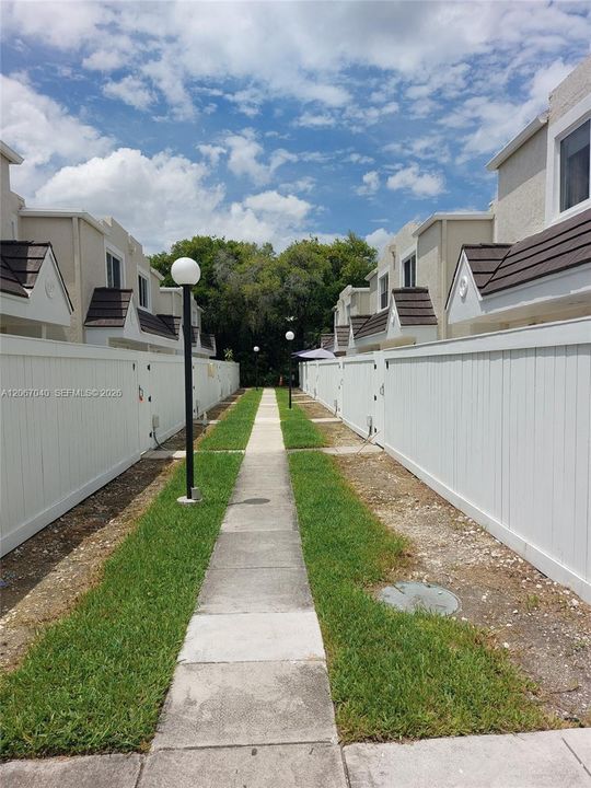 Front walkway